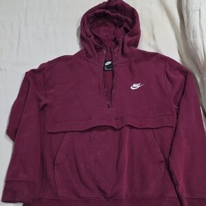 Nike Maroon Pullover Hoodie